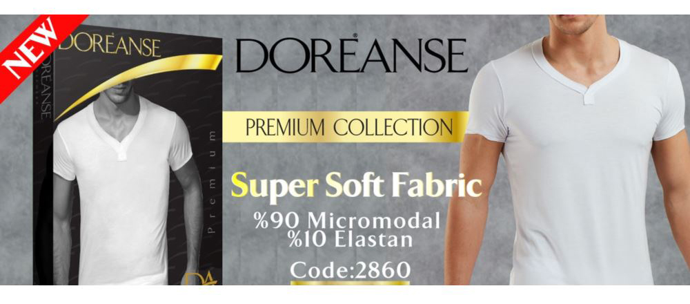 Triko DOREANSE Premium 2860 Bílá4